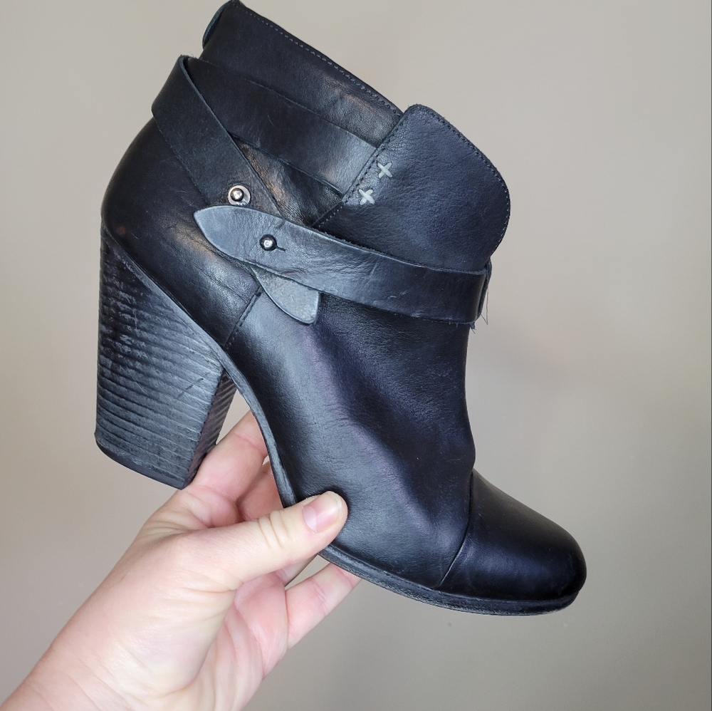 Rag & Bone Black Harrow Bootie Size 41